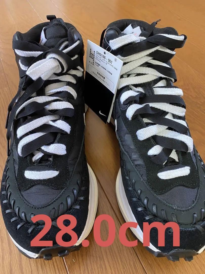 SACAI X NIKE Jean Paul Gaultier x Sacai Nike Vapor Waffle nero bianco 28 cm