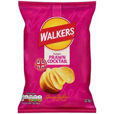 Walkers Prawn Cocktail Crisps Box 32 x 32.5g