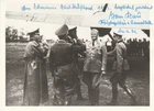 Hans Baur signed photo. WW1 flying Ace & Personal Pilot to A Hitler