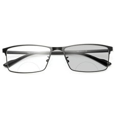 mincl/Mens Bifocal Reading Glasses Vintage Transition Photochromic Sunglasses...