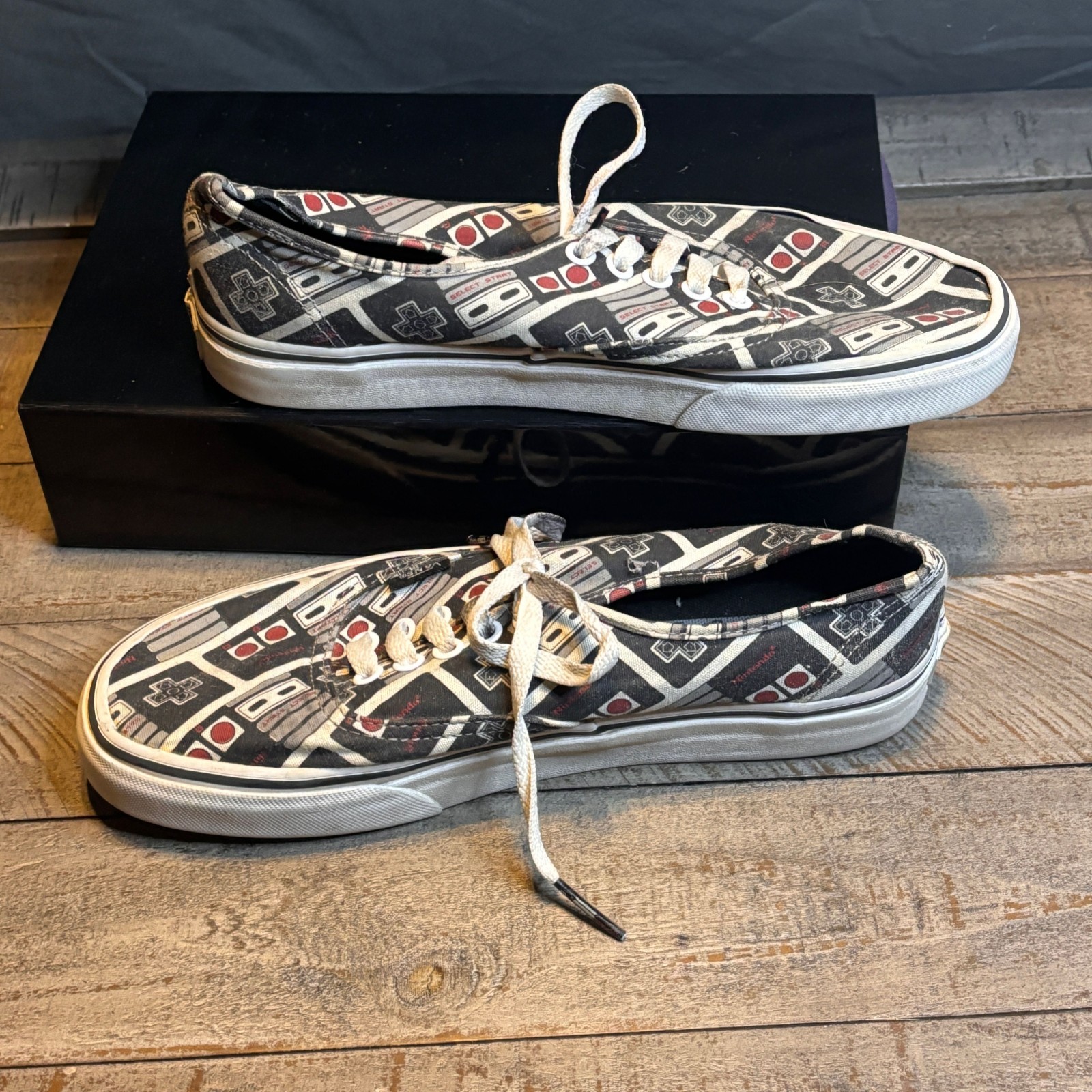 VANS Authentic Nintendo Controller Colab Sneakers… - image 2