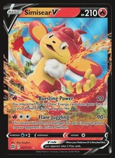SWSH09: Carta Pokemon Brilliant Stars Simisear V #027/172