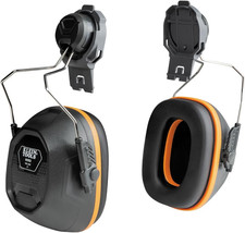 60502 Ear Muffs with Hard Hat Full Brim Attachment, 26Db NRR, for Construction,