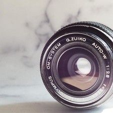Olympus OM G.Zuiko Auto-W 35mm f/2.8 MF Prime Lens OM Mount Japan
