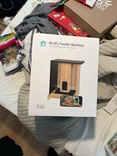 Birdfy feeder Bamboo Smart Bird Feeder With FHD Camera Brand New In Box