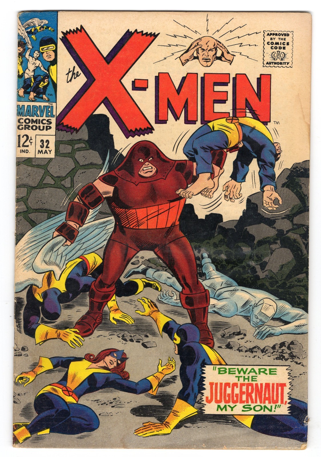 X-Men 32 1967 Marvel Comics VG 4.0 3rd App Juggernaut Marvel Girl Cyclops Beast