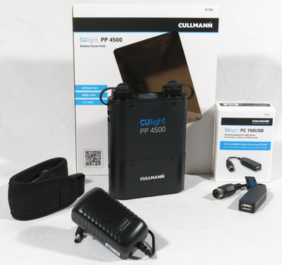 PRL) CULLMANN PP 4500 EXT BATTERY POWER PACK 11.1V 4500mAh USB CABLE DEVICES