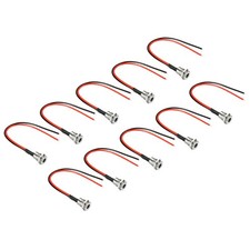 10pcs 5.5 x 2.5mm DC Power Jack Socket Threaded Female Mount Adapter Connector
