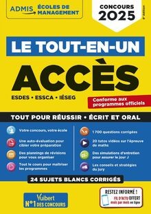 Le tout-en-un ACCES - 24 sujets blancs - Ecrits et ... | Buch | Zustand sehr gut