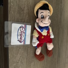 Disney Store Pinocchio Mini Bean Bag Plush With Original Tag