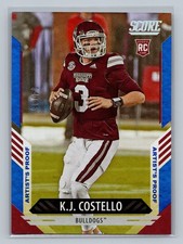 2021 Score K.J. COSTELLO (RC)🔥/35 Blue Artist's Proof Mississippi St Rookie 391