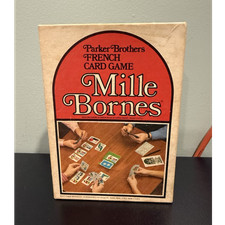1960's Parker Brothers Mille Bornes French Cars & Vehicles Card Game  Ages 8+