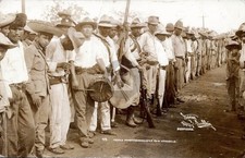 Tropas Constitucionales El Vendillo Mazatlán Revolución Mexicana RPPC Postal COPIA