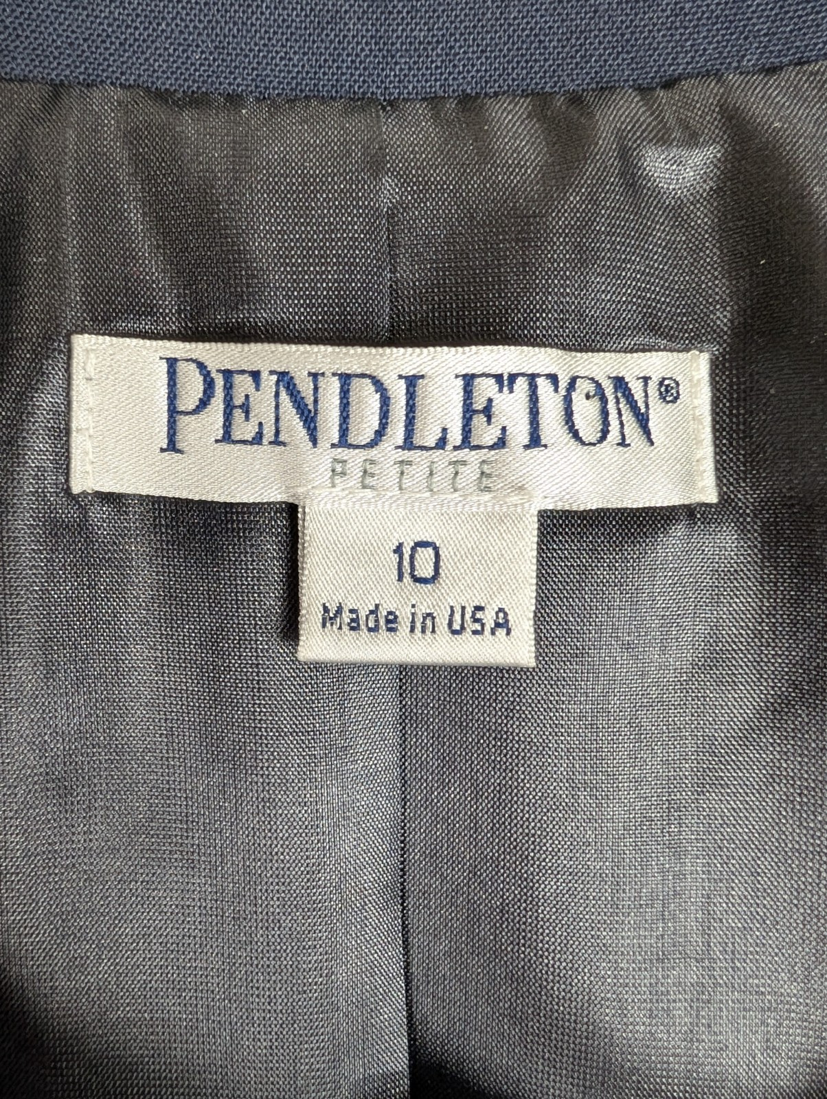 Pendleton Virgin Wool Button Up Blazer Women's 10… - image 4