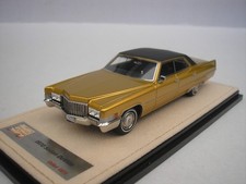 CADILLAC BERLINA DEVILLE 1970 ORO BIZANTINO 1/43 GLM FRANCOBOLLI MODELLI STM70504