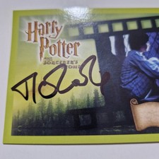 Harry Potter card signed by J.K.Rowling