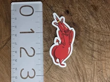 Red Devil Decal Red Devil Sticker Skateboard Decal Laptop Sticker Bottle #s1