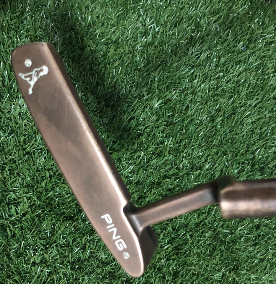 Ping Anser 2 BeCu Putter Steel Shaft 35.4" Custom Leather Headcover - Image 4 of 4