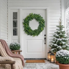 Northlight Cedar and Pine Artificial Christmas Wreath - 36" - Unlit