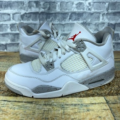 Air Jordan 4 white Oreo cement size 14 NIKE AIR JORDAN 4 WHITE OREO BLACK CEMENT CT8527-100 SIZE 13  main image 2