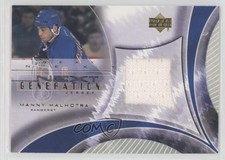 2001-02 Upper Deck Next Generation Jerseys Manny Malhotra #NG-MM 1nw5