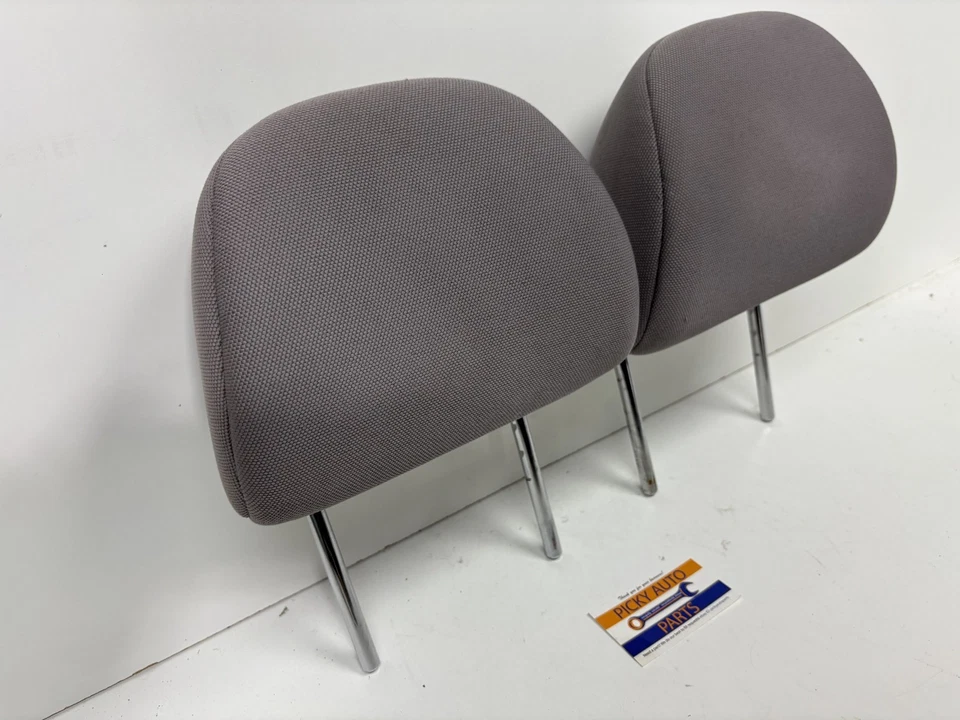 Juego de 2 reposacabezas delantero izquierdo derecho Toyota RAV4 2006-2012 tela gris OEM Foto 2 de 4