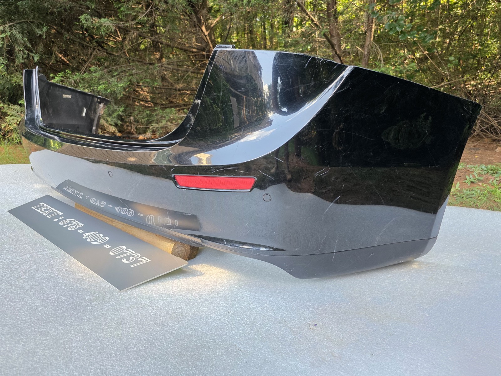 MASERATI GHIBLI REAR BUMPER COVER 2014 - 2017  670010943  OEM  NO SHIPPING 