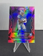 2022 Panini Certified JAMESON WILLIAMS #116 Mirror Pink RC /199-Lions