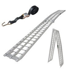 Auffahrrampe Motorradrampe Verladerampe klappbar 305cm Traglast 272 kg Aluminium