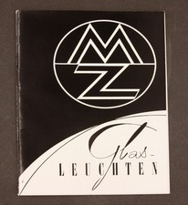 Glasleuchten MZ Müller & Zimmer Stuttgart mit Preisliste 1958 Prospekt Katalog