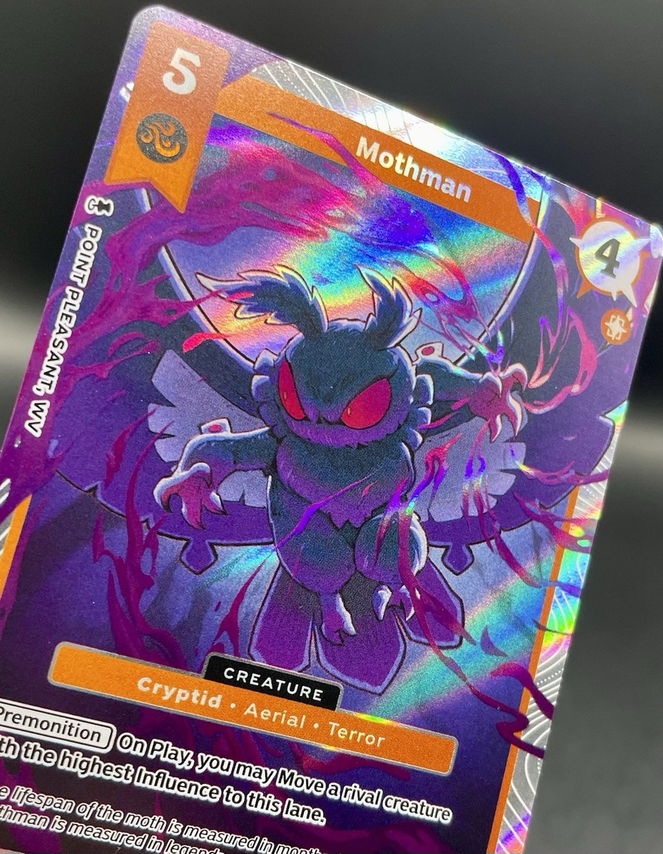Metazoo (2025) Mothman PR-020 Exclusive Foil Promo Full Art