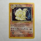 Pokémon TCG Ninetales 12/102 WOTC Base Set Unlimited Holo Rare Nintendo Vintage