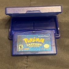 Pokemon Sapphire (Nintendo Game Boy Advance, GBA) - Tested & Dry - Authentic