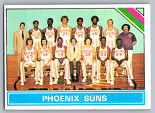 1975-76 Topps #217 Phoenix Suns Team Checklist W/Dick Van Ardsale Paul Westphal