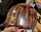 VINTAGE WWII ERA US ARMY MILITARY HELMET LINER - F8 FIRESTONE 2 STARS ⭐️ ⭐️