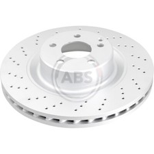 2x Bremsscheibe &Oslash;345mm vorne Gelocht f&uuml;r Mercedes-Benz S-Klasse Coupe CL 600