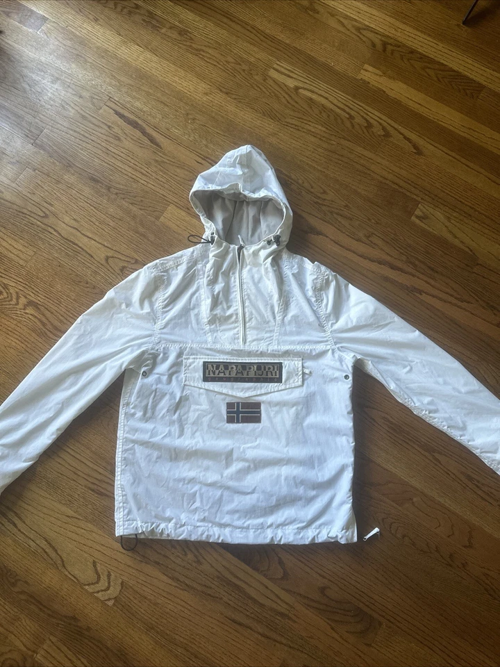 Chaqueta vintage Napajiri 1/4 cremallera (blanca) | Hombre’s Foto 3 de 4