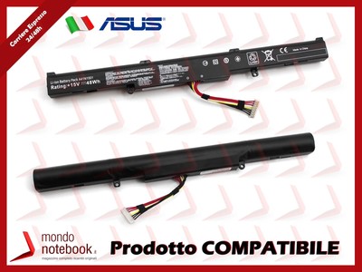 Batteria Per ASUS N552V N552VW N552VX - 14.4V/2200mAh, 4 Celle, Ricambio Originale - Foto 4