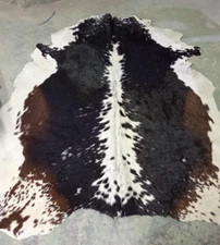 NEW LARGE BRINDLE BROWN Cowhide Rug natural Cowhides Cow Hide Skin 6X6 FEET RRS