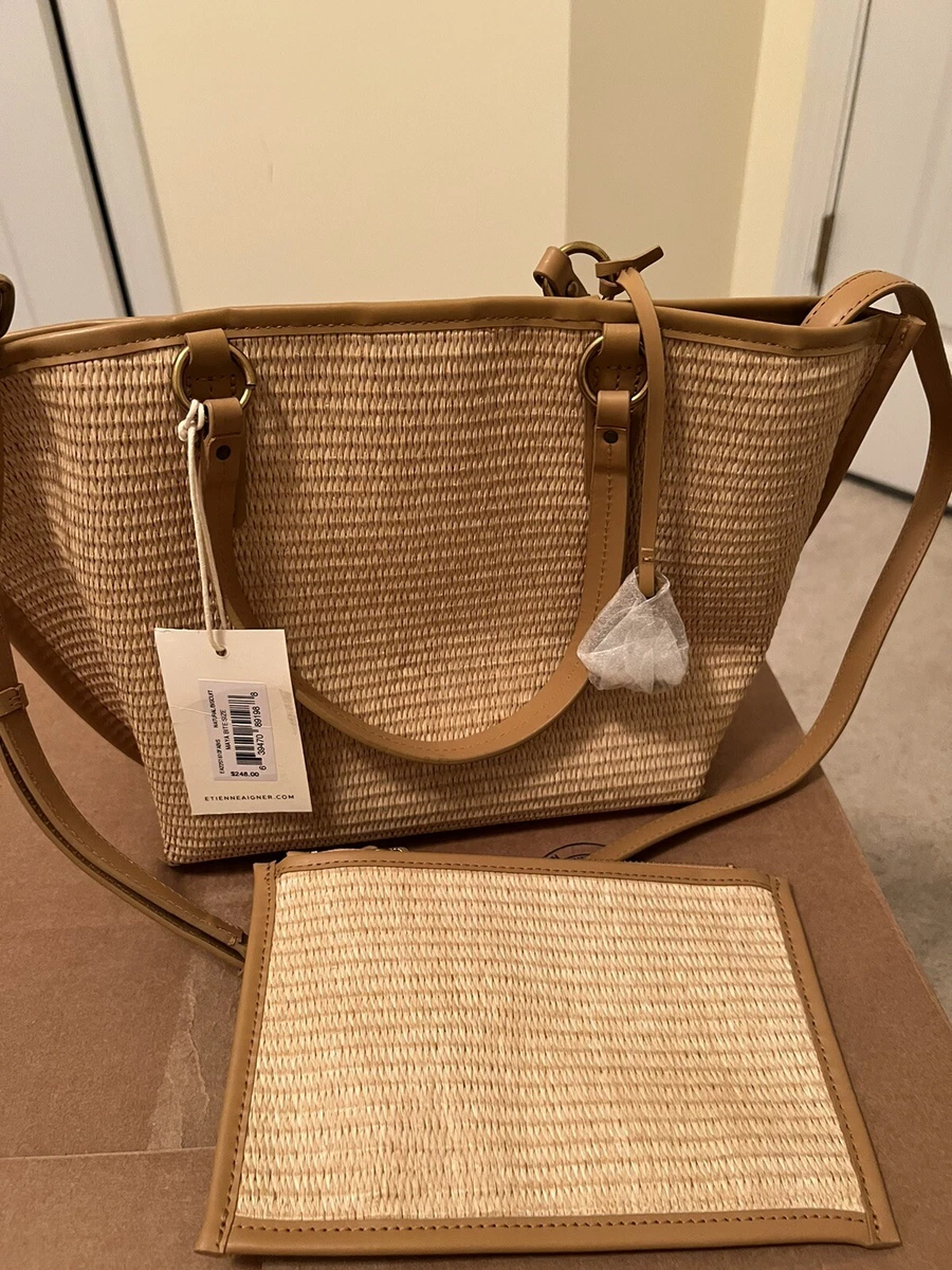 Aigner straw handbags sales