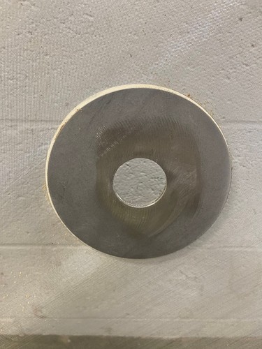 Stainless Steel 38 1/2” Mesh, Vibratory Screener, 38 microns, 1-3/4” Center Hole - Picture 4 of 5