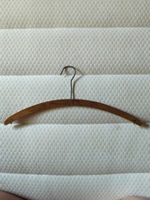 Vintage Cleaners Wood Clothes Hanger Fink Cleaning  Pressing works Lodi Calif