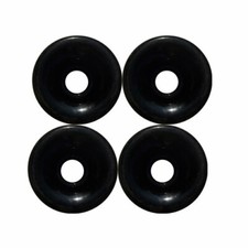 Blank Pro Longboard Cruiser Skateboard Wheels 65mm 80a Solid Black