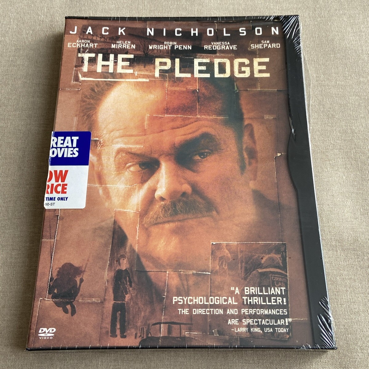 The Pledge (DVD, 2001) Crime Mystery Drama Jack Nicholson Patricia