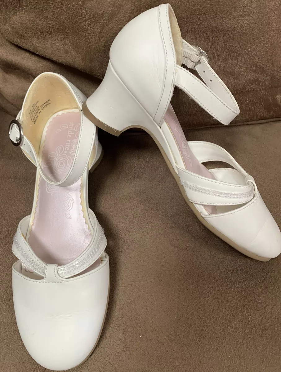 Stride rite white dress best sale shoes