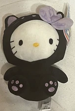 SANRIO HELLO KITTY IN BLACK CAT HALLOWEEN COSTUME 8" PLUSH