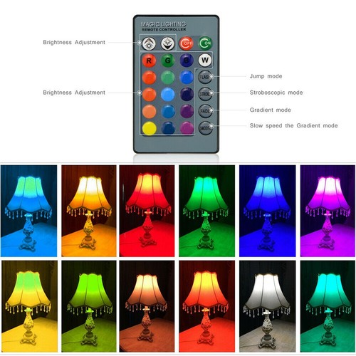 RGB LED Spotlight Bulbs GU10 MR16 GU5.3 E27 Color Change+ Remote Control Lamp RD - Picture 6 of 17