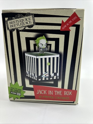 Beetlejuice Leuchtdose Popcorn Eimer Cinemark Exclusive NEU in Box 🍿 🪲 - Bild 3 von 7