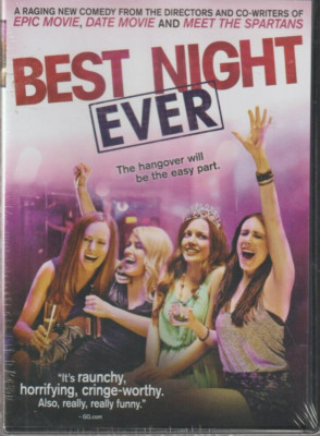 Best Night Ever The Hangover Will Be the Easy Part DVD New 2013