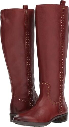 Sam Edelman Women’s Prina2 Redwood Leather Knee High Boots Size 6 M Wide Calf - Picture 7 of 7